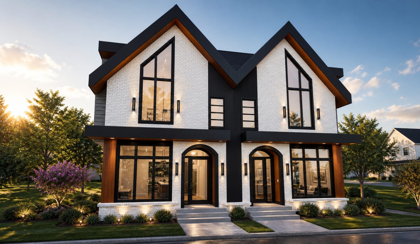 Luxury modern home exterior